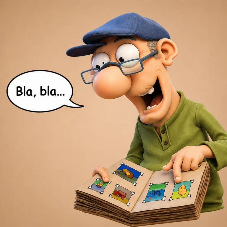 Bla, bla... — Dichos mascot